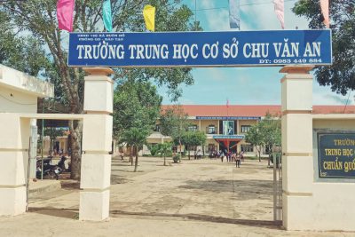 Hình trường THCS Chu Văn An